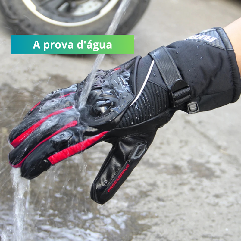 Luvas PREMIUM à Prova D'agua para Motociclistas (Design Touch Screen)