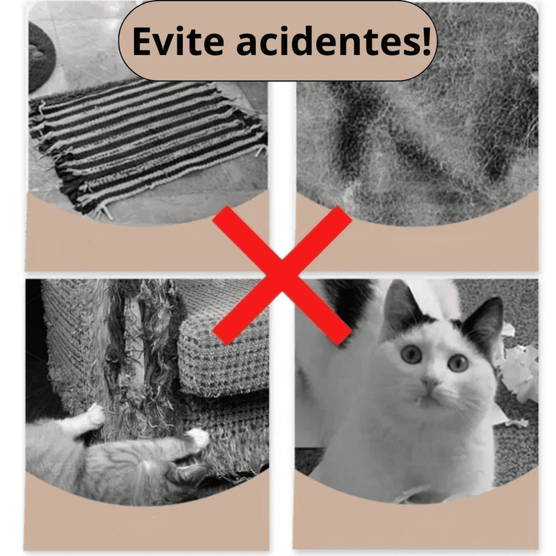 Tapete Arranhador para gatos Auto-Adesivo Ajustável