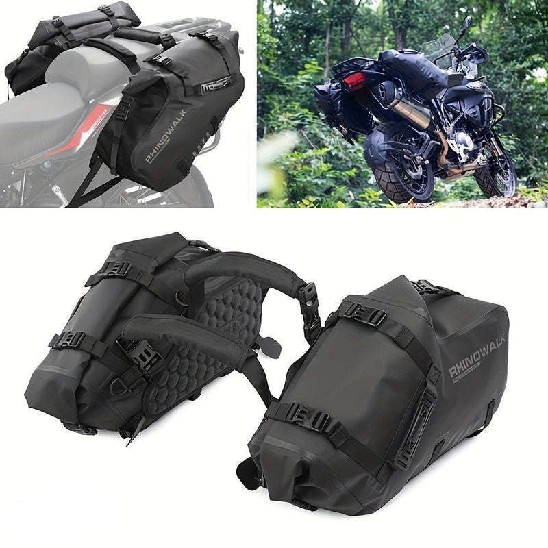 Malas Laterais para Moto à Prova d'Água 28L - VeluxRide™