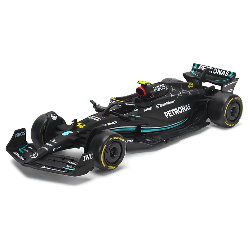 Miniatura Fórmula 1 Mercedes-AMG F1 W14 1:24 + Piloto Lewis Hamilton