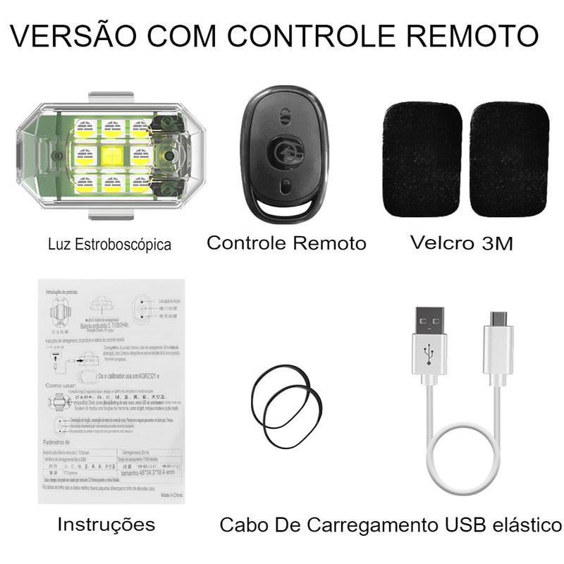 Lâmpada Flash Led Controle Remoto Sem Fio