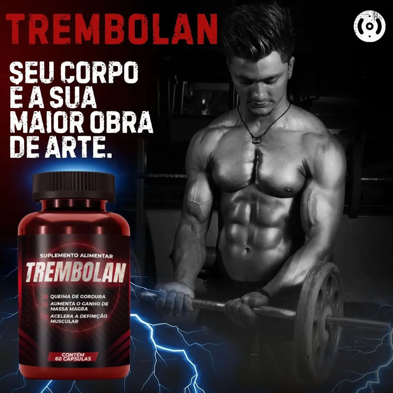 Whey Protein 3W PRO + Trembolan Massa Muscular Melhor Que Crescimento