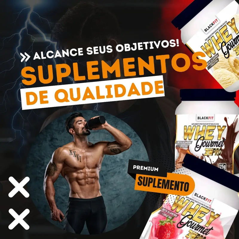 Whey Protein 3W PRO + Trembolan Massa Muscular Melhor Que Crescimento