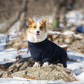 Macacão de cachorro de gola alta com lã polar à prova de vento e aquecimento de corpo inteiro