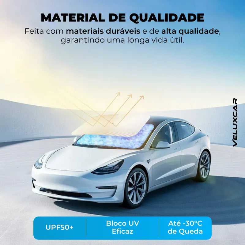 Guarda-sol para Carros com Proteção Solar UV - VeluxShieldX™