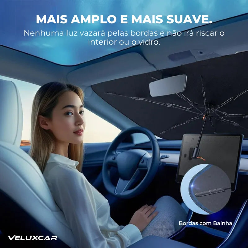 Guarda-sol para Carros com Proteção Solar UV - VeluxShieldX™