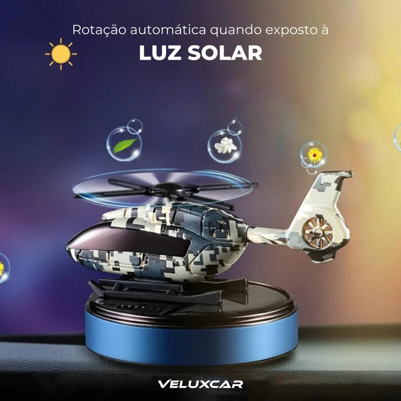 Helicóptero Difusor de Óleo Essencial Solar para Carro - VeluxHelio™