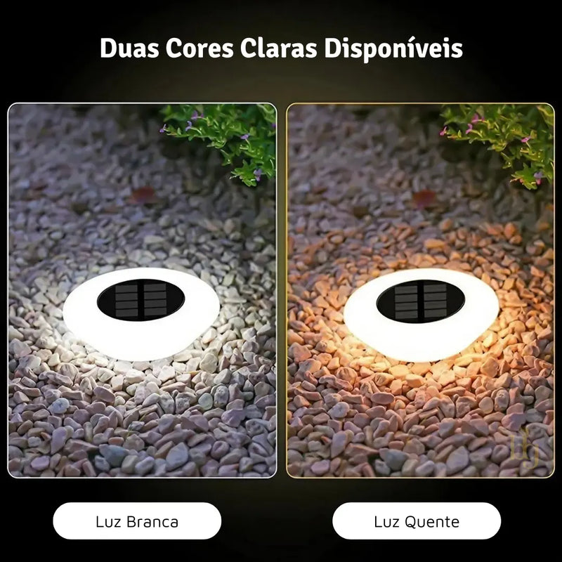 Luminária Solar de Jardim DiscoLux - IP65 à Prova D'Água com Acendimento Automático Bigstock