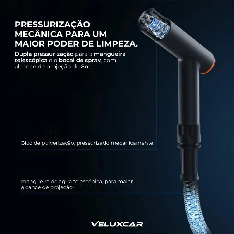 Pistola de Água Portátil de Alta Pressão para Carro - AquaVelux™