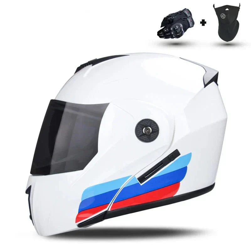 Capacete de Motocicleta com Lente Dupla