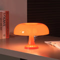 Luminária De Mesa Cogumelo Laranja