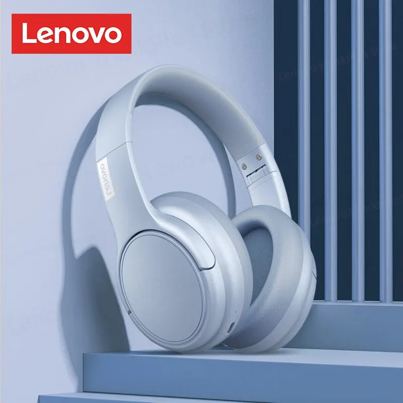 Fones de Ouvido Originais Lenovo TH20 para Jogos de Modo Duplo, Sem Fio, Bluetooth 5.3, Dobráveis