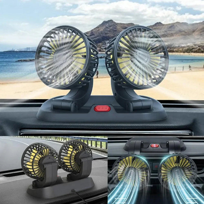 Ventilador Duplo para Carros - AirDuo®️