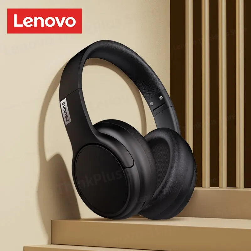 Fones de Ouvido Originais Lenovo TH20 para Jogos de Modo Duplo, Sem Fio, Bluetooth 5.3, Dobráveis