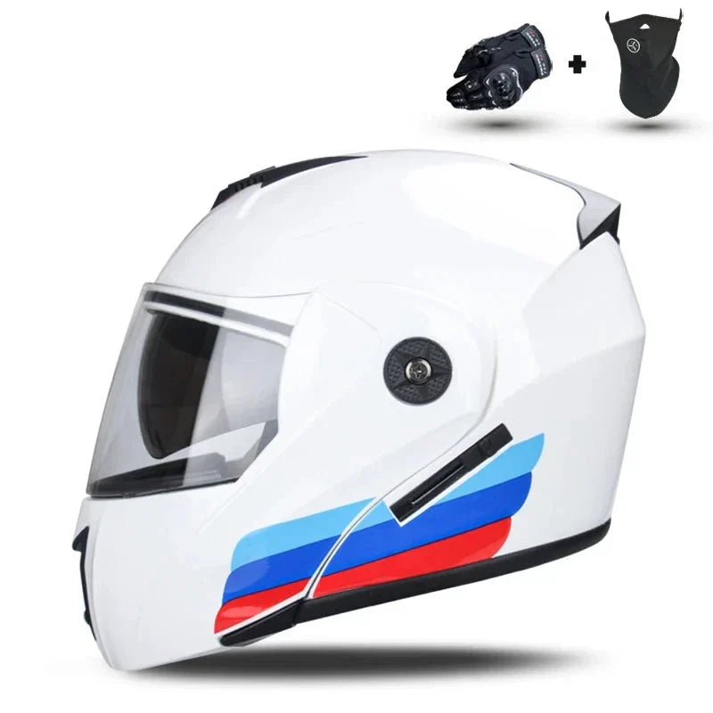 Capacete de Motocicleta com Lente Dupla