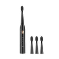 Jianpai-Toothbrush elétrico acústico clássico para adulto, modo 5-Gear, carregamento USB, IPX7 impermeável, preto e branco