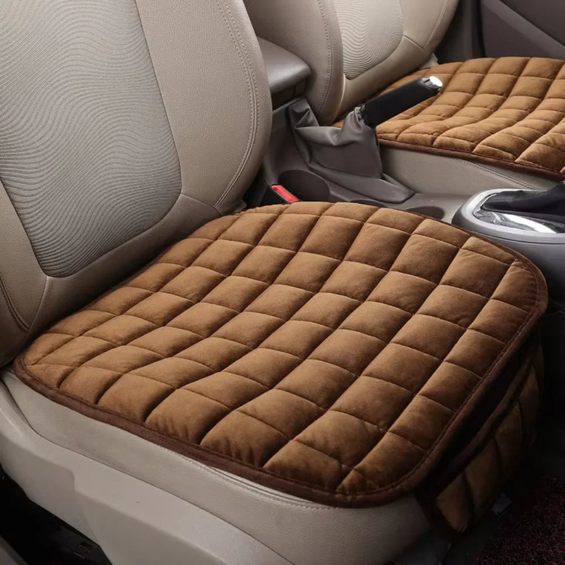 Almofada de Assento Plush Sem Costura para Carro