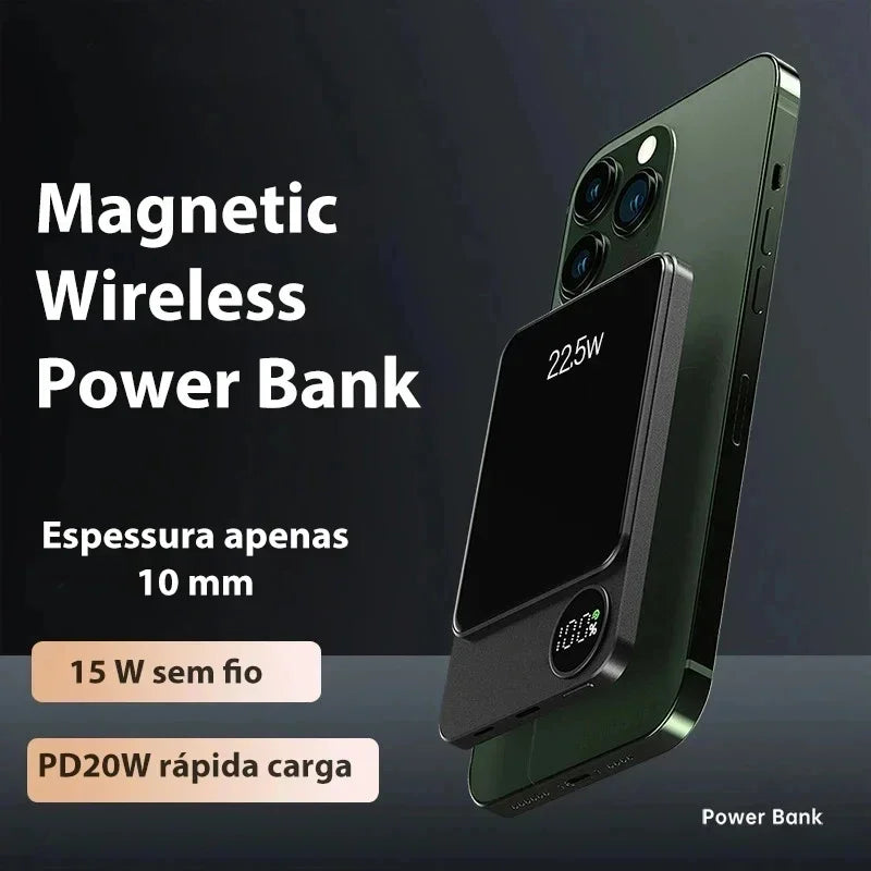 Power Bank Magnética 100000mAh Portátil