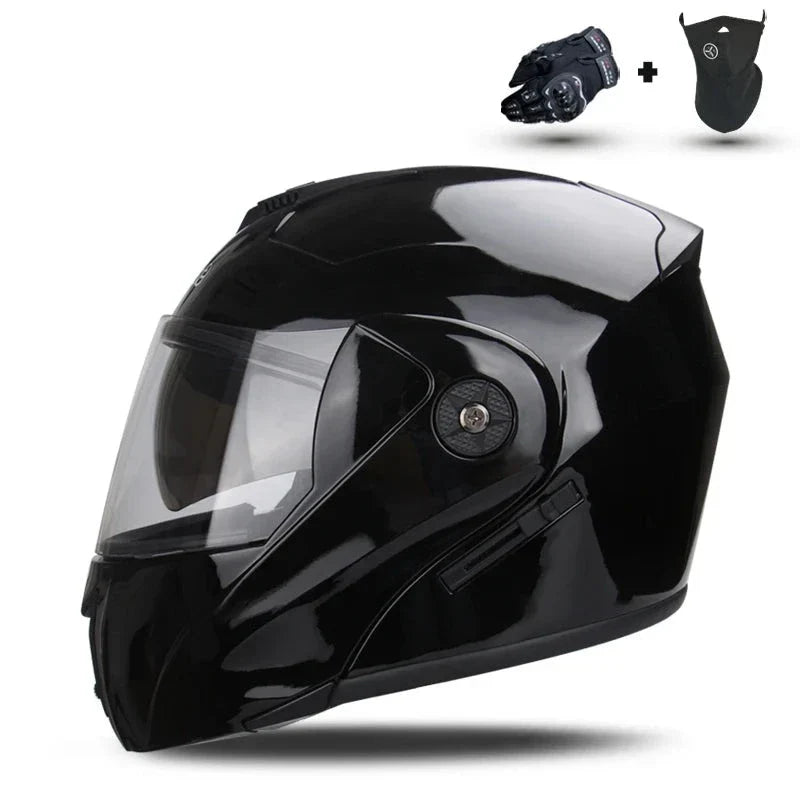 Capacete de Motocicleta com Lente Dupla