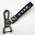 Chaveiro de Couro Preto BMW M Performance - Estilo Emblema