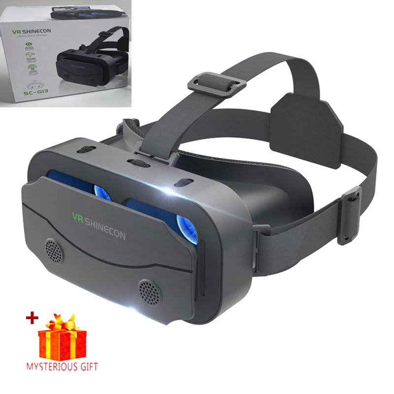 Óculos VR (Realidade Virtual) Headset Dispositivos Viar Capacete Lentes 3D Óculos Inteligentes para Smartphones Acessório de Jogo para Celular