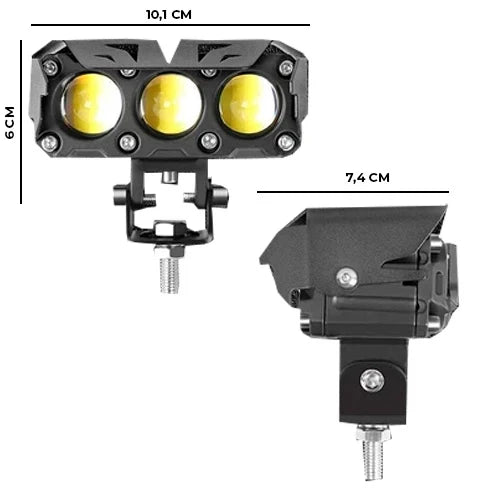 Super Farol de Milha Para Moto - Ultra Light