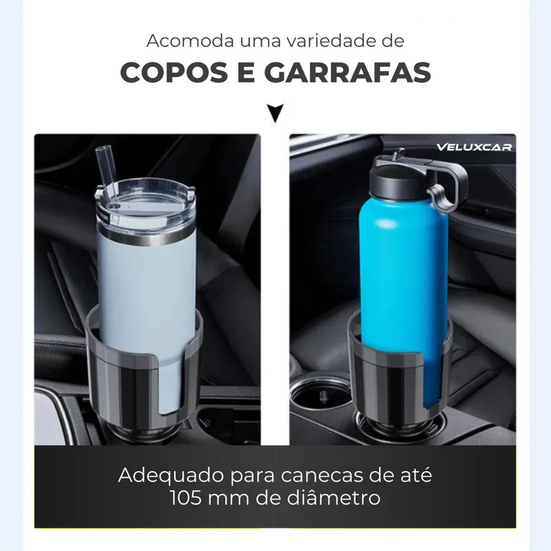 Suporte Ajustável para Porta-Copos - VeluxSip™