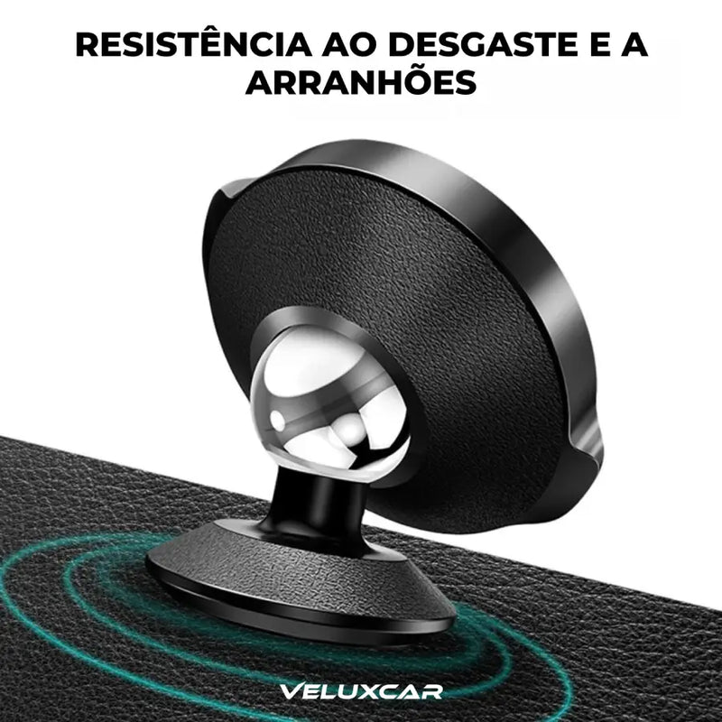 Suporte Celular Veicular Magnético com Rotação Completa - VeluxMagnet™