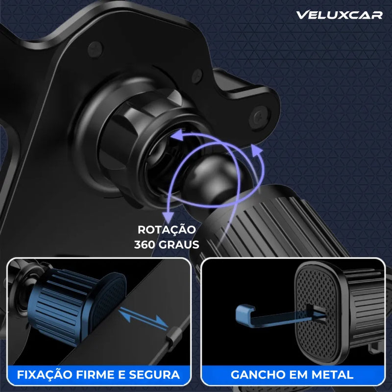 Suporte de Celular Giratório Automotivo - Velux Swivel™