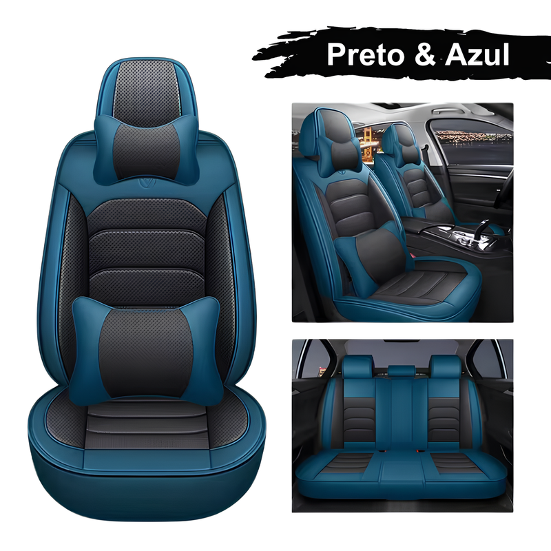 Kit Capas de Banco MaxComfort Sob Medida de Luxo