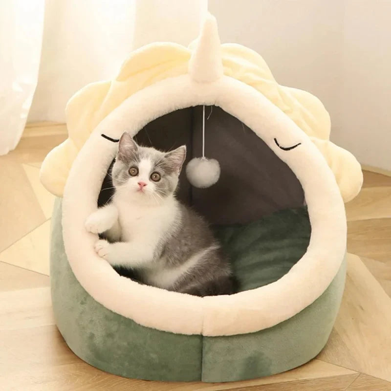 Cama de Gato com Almofada Removível Confortável