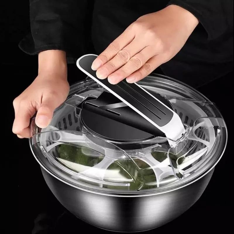 Centrífuga Secadora de Salada Bowl Inox Lenogue