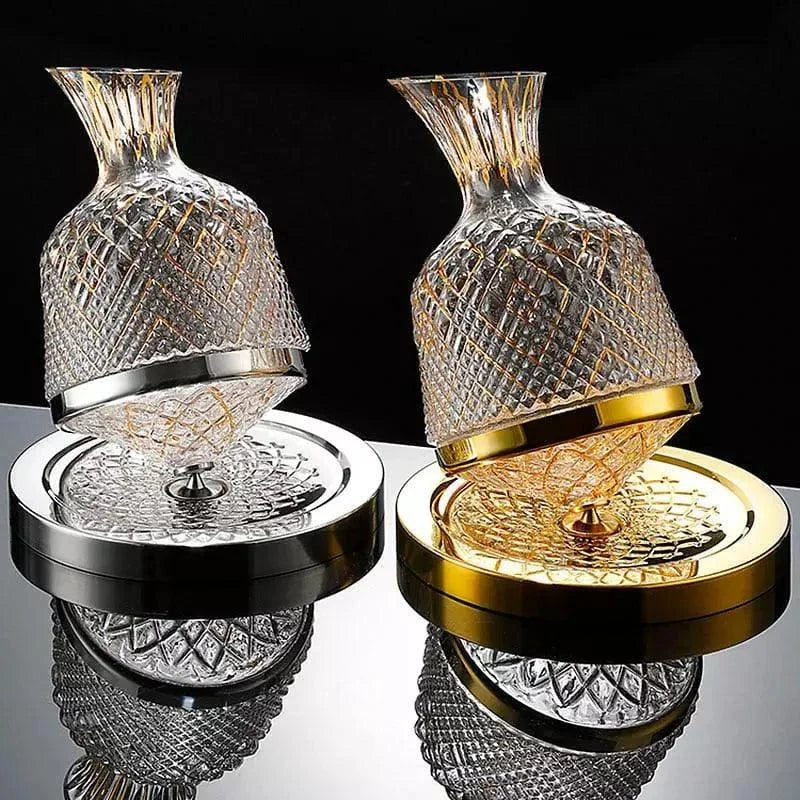 Decanter de Vinho Recipiente de Vidro Cristal Decantador Lenogue