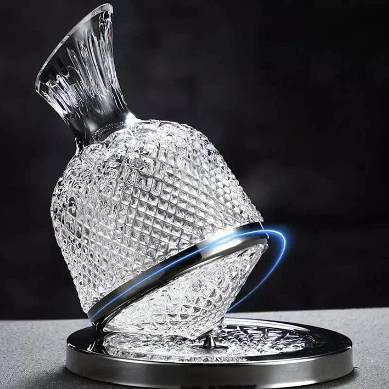 Decanter de Vinho Recipiente de Vidro Cristal Decantador Lenogue