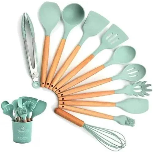 Jogo Kit C/12 Peças Lenogue: Utensílios de Cozinha com Toque de Elegância