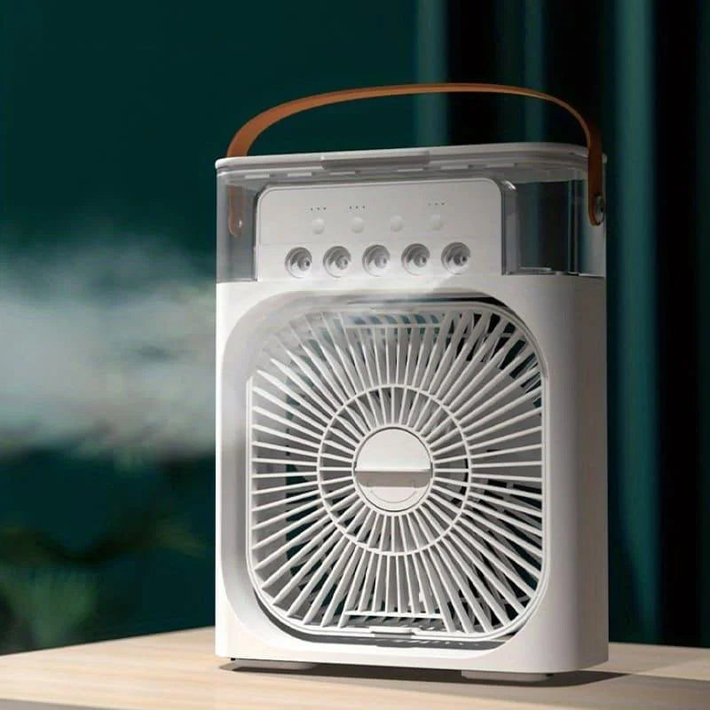 Mini Ar Condicionado Ventilador de Mesa Umidificador Lenogue