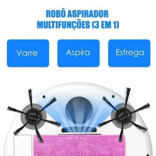 Robô Aspirador 3 em 1