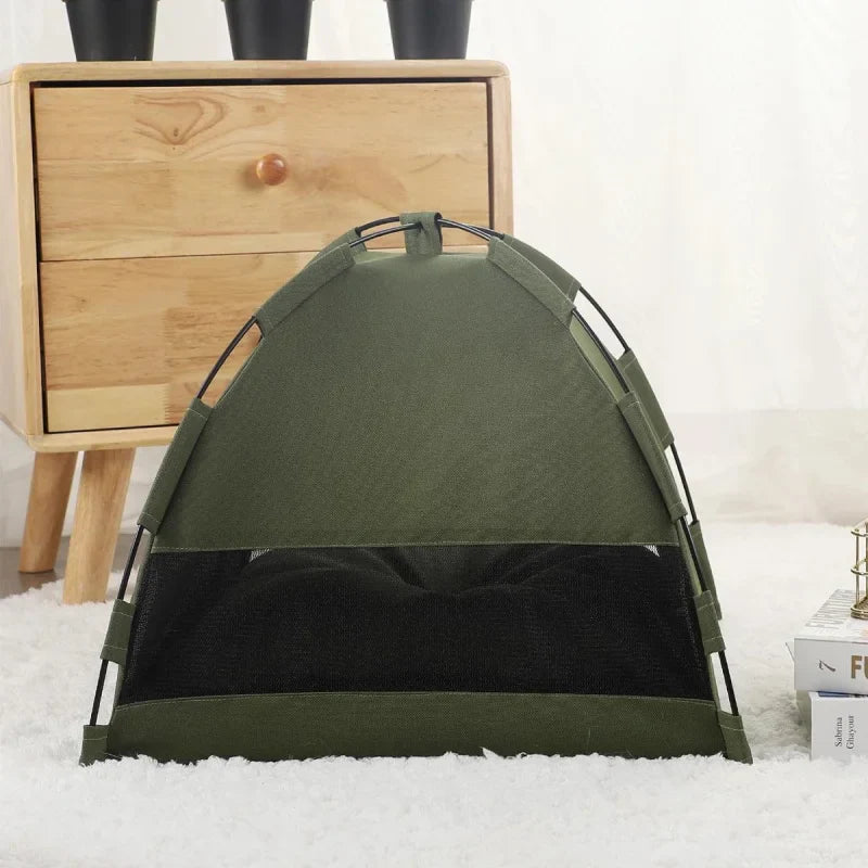 Tenda com Almofada Quente de Cama para Gatos