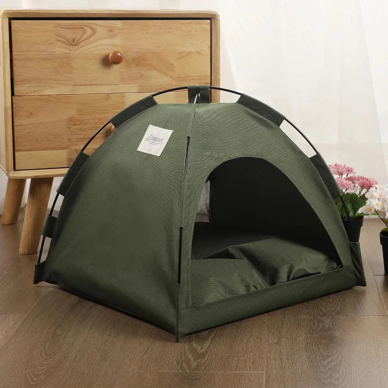 Tenda com Almofada Quente de Cama para Gatos