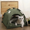 Tenda com Almofada Quente de Cama para Gatos