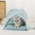 Tenda com Almofada Quente de Cama para Gatos