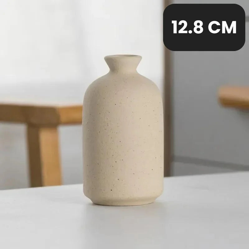 Vaso de Cerâmica Estilo Nórdico