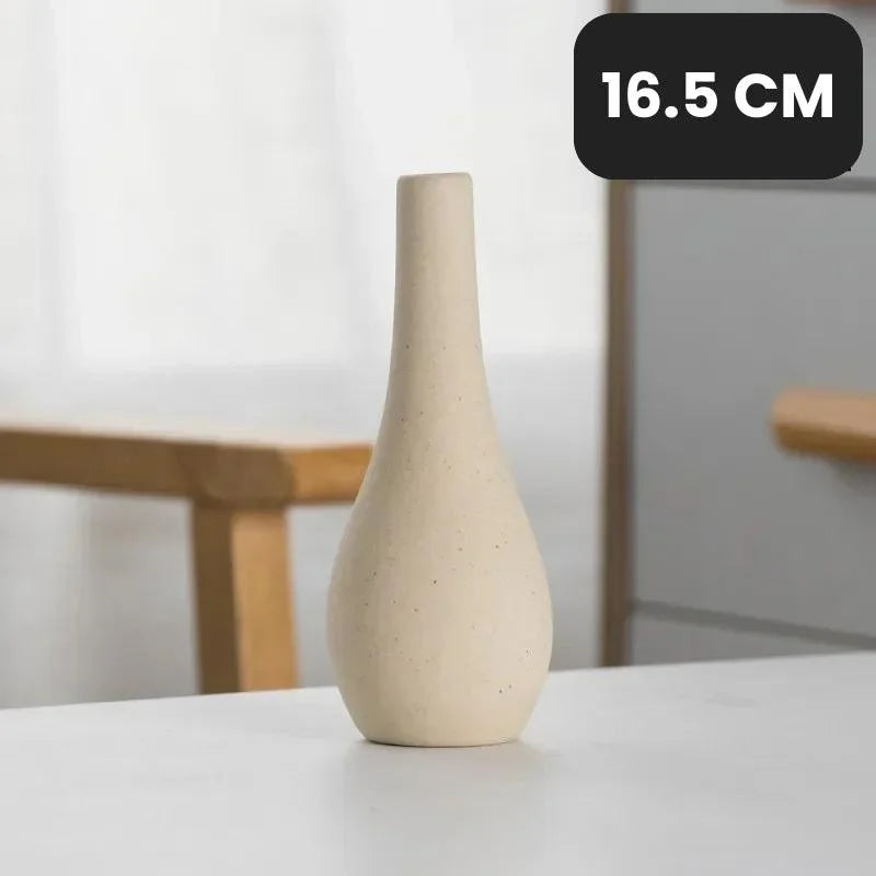 Vaso de Cerâmica Estilo Nórdico